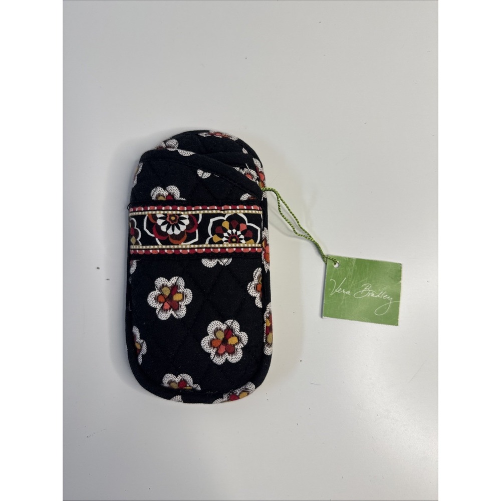 VERA BRADLEY Soft Quilted Double Eyeglass Case in Retired Pirouette Pattern